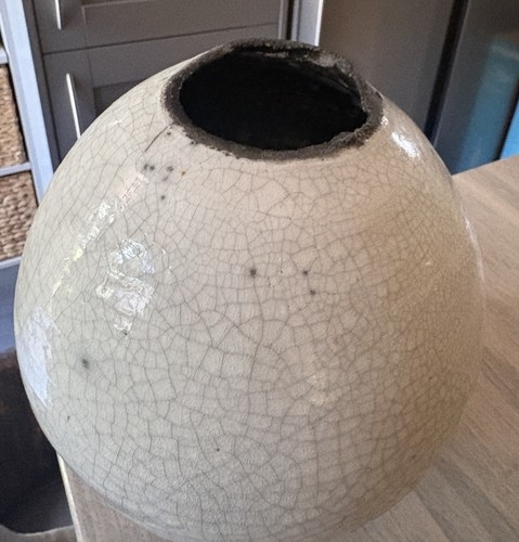 Vintage heavy studio pottery - heavy,