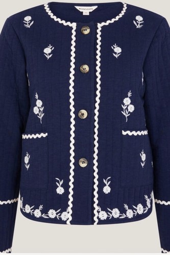 Monsoon evie jacket navy - evie,