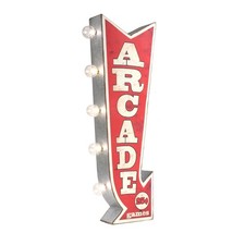 Retro 3D LED Arcade Marquee