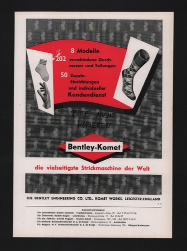 Leicester advertising 1955 - advertising,