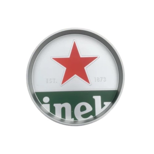 Heineken metal drinks - heineken, tray