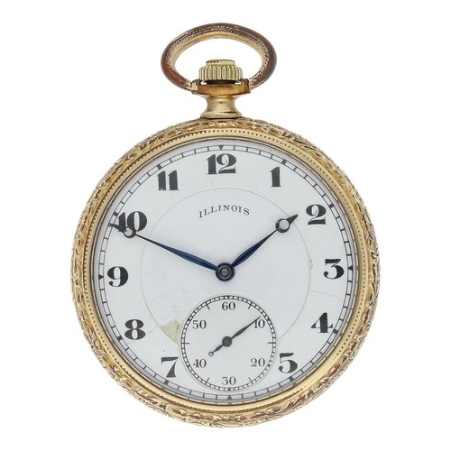 Illinois watch gold plated - watch,