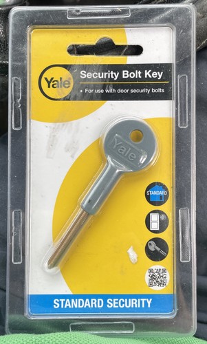Yale door security bolt - door, key