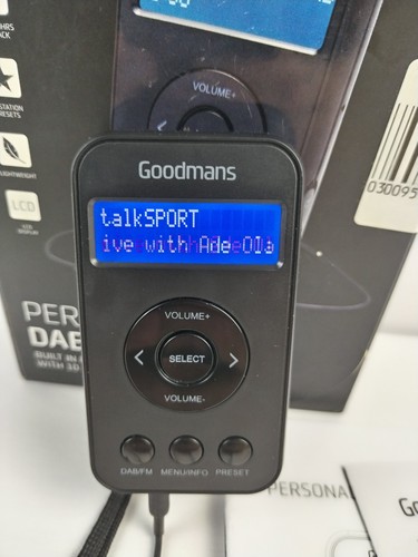 Goodmans dab personal radio - personal,