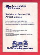 Pocket Timetable - Tyne & Wear