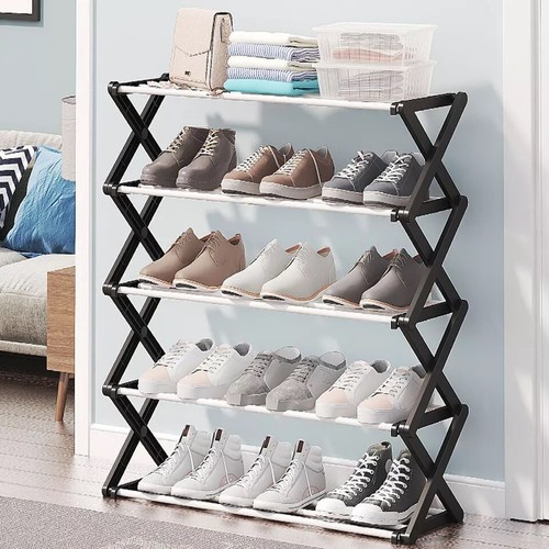 Tier shoe rack stand storage - rack,