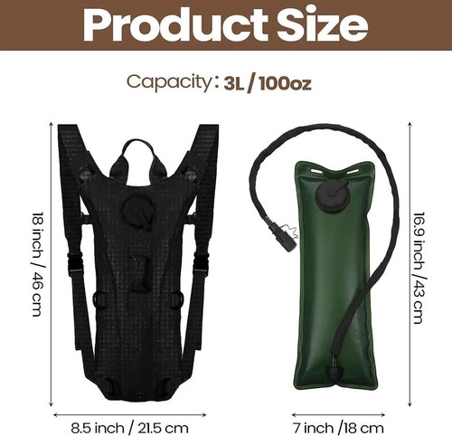 Hydration backpack water - 3l,