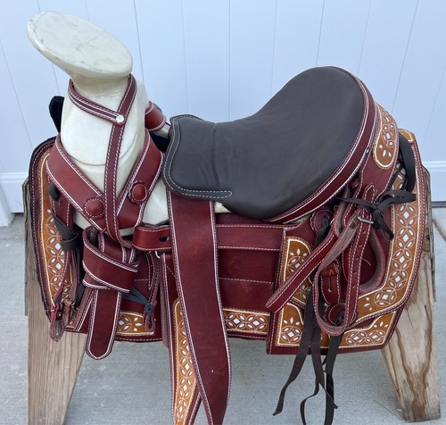 Charro saddle montura - 15",