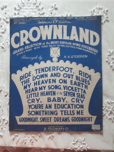 Crownland sheet music - -,