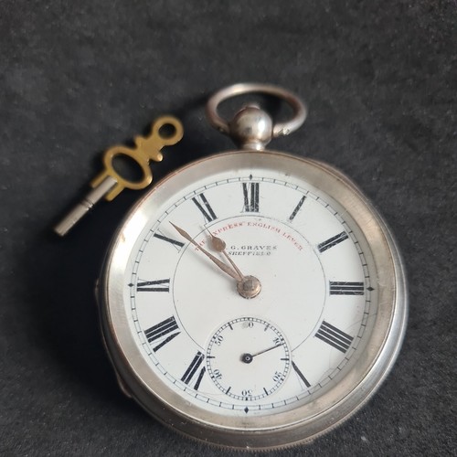 Antique solid silver gents - antique,