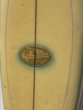 Vintage Single Fin Retro Surfboard Tris