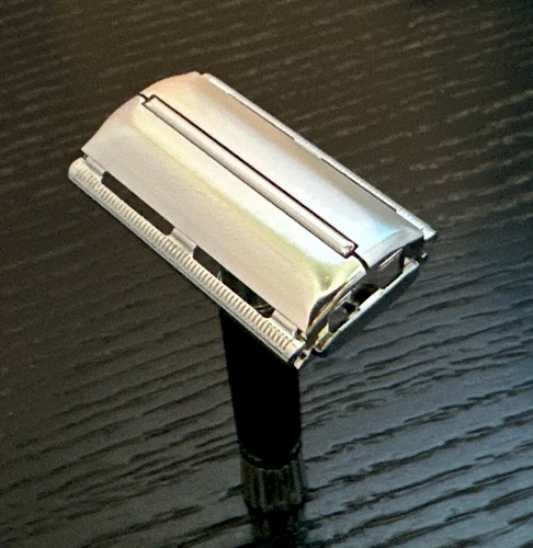Vintage gillette black handle - black,