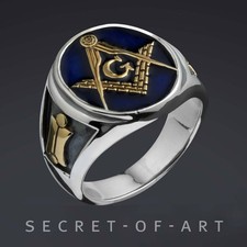 Masonic Ring Silver 925