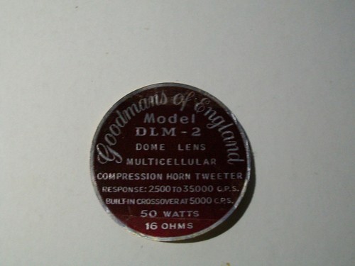 Goodmans model dlm label - -,