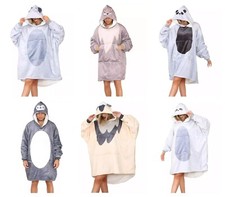 Animal Hoodie Blanket Adult
