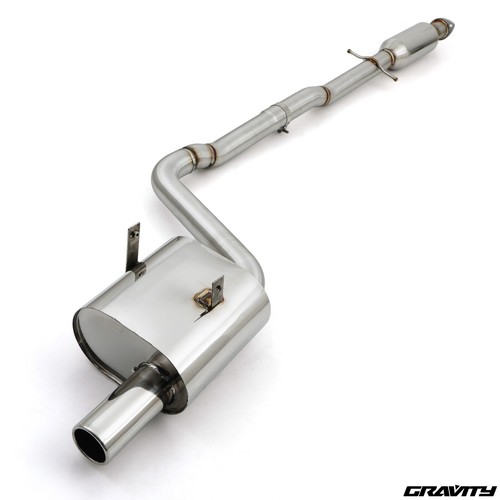 Brushed catback exhaust - brushed,