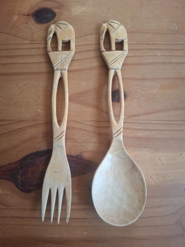 Vintage hand carved decorative - hand,