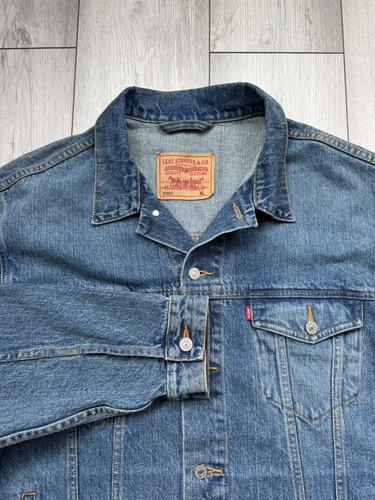 Levis mens denim trucker - denim,