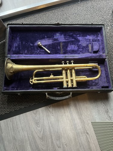 Vintage trumpet with - vintage, hard