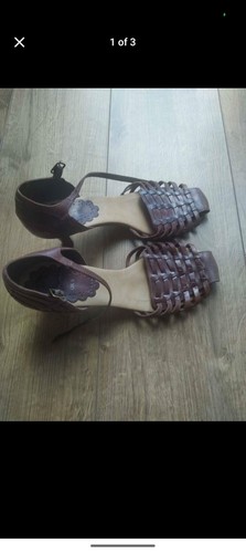 Genuine leather heeled - leather, shoes