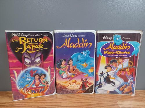 Aladdin trilogy set vhs - set,