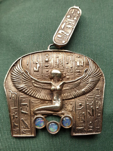 Egyptian revival pendant - revival,