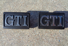 Mk2 Golf GTI wing badges, 1984