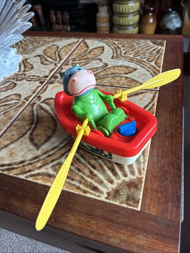 Vintage rowing boat - boat, hippo