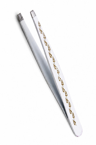 White tipped slanted eyebrow - ,