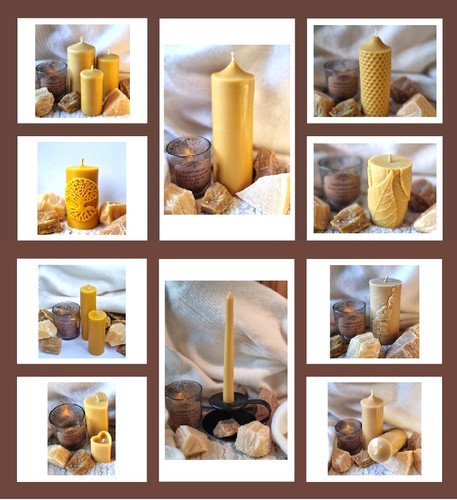 Handmade 100 pure beeswax - 100%,