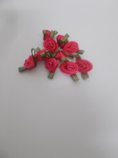 10 x Small Satin Rose Buds