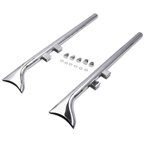 Chrome fishtail exhaust - fishtail,