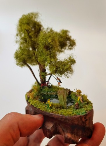 Handcrafted miniature diorama - handcrafted,