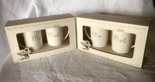 Two Sets Of Mrs & Mrs Mugs