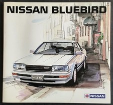 NISSAN BLUEBIRD RANGE LF Car Sales Brochure 1980s