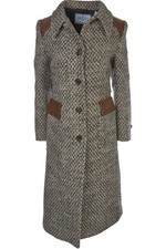 PRADA GREY 2014 WOOL COAT IT