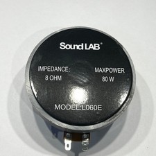 SoundLAB Screw On Tweeter L060E 1.75" Compression Driver Horn 8 Ohm 80w Speaker