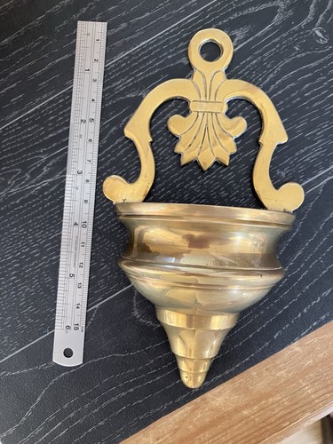 Brass baptismal font holy - brass,