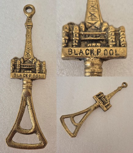 Vintage brass blackpool tower - brass,
