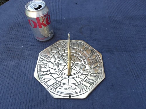 Polished brass octagonal - octagonal, metal
