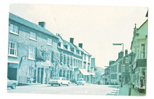 Vintage postcard high street - vintage,