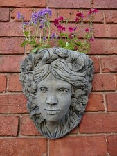 STONE GARDEN LARGE LADY FACE