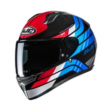 HJC C10 Hiper Full Face Motorbike Motorcycle Helmet MC21 White / Blue / Red