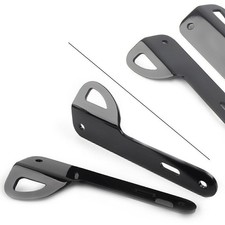 Black Front End Fork Tie Down Bracket Kit for Harley Electra Street Glide 14-21