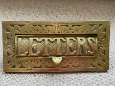 SUPERB BRASS LETTERBOX VERY
