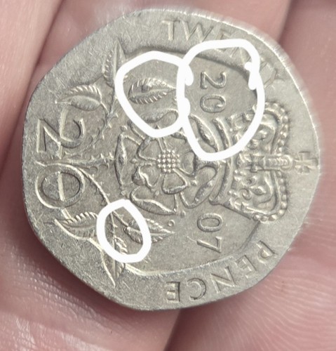 Rare 2007 britain 20p - rare, coin