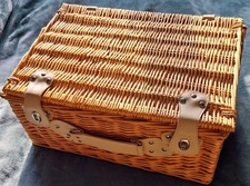 Wicker Picnic Basket With
