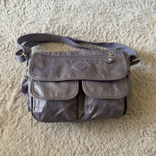 Kipling purple nylon shoulder - nylon,
