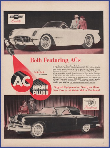 Vintage 1953 spark plugs - spark,