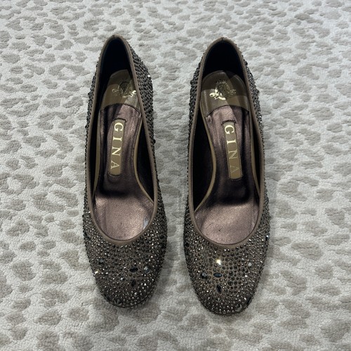 Brown gina shoes size - size, 4.5